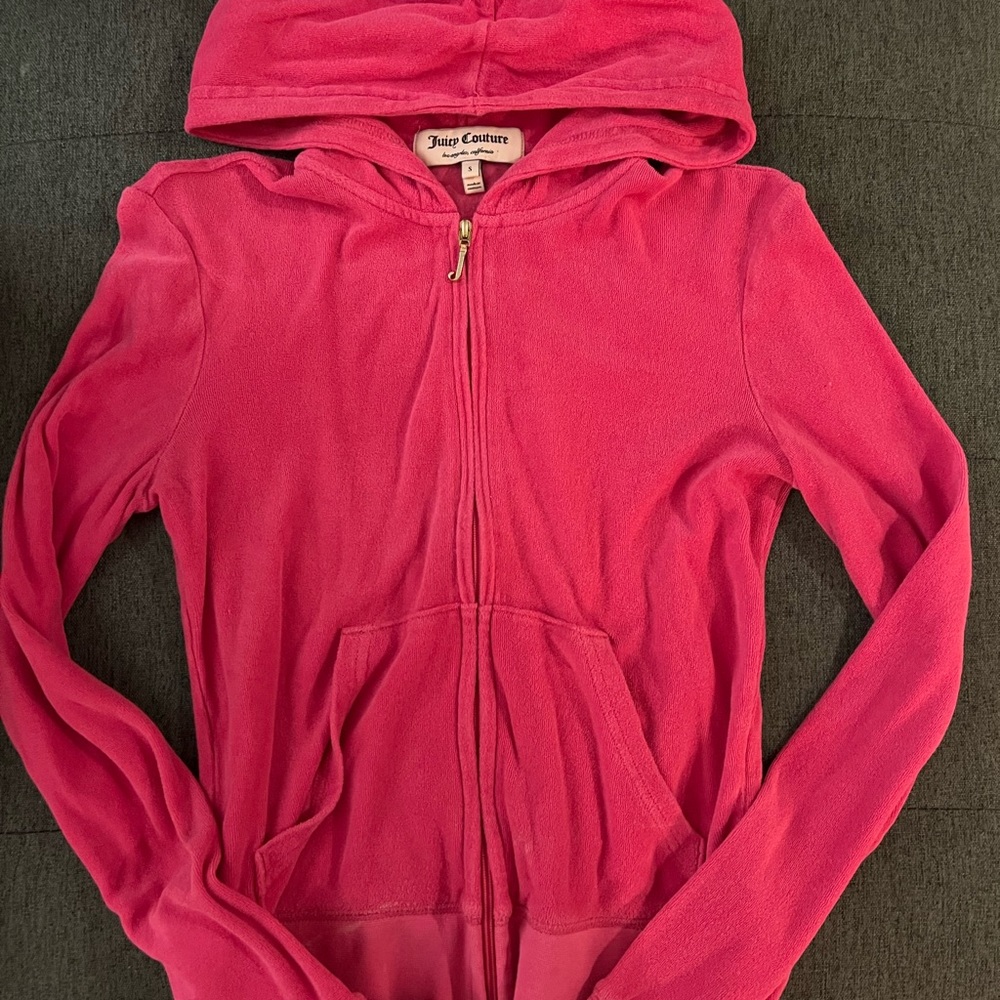 Juicy Couture Vibrant Pink Hoodie